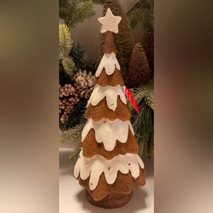 Martha Stewart Frosted Gingerbread Tree
